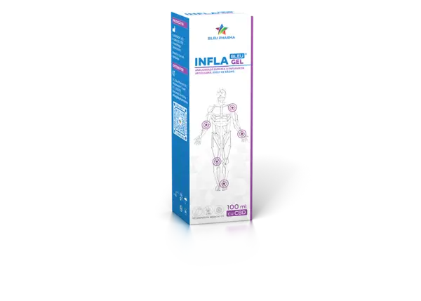Infla bleu gel cu efect de racire 100 ml Bleu Pharma