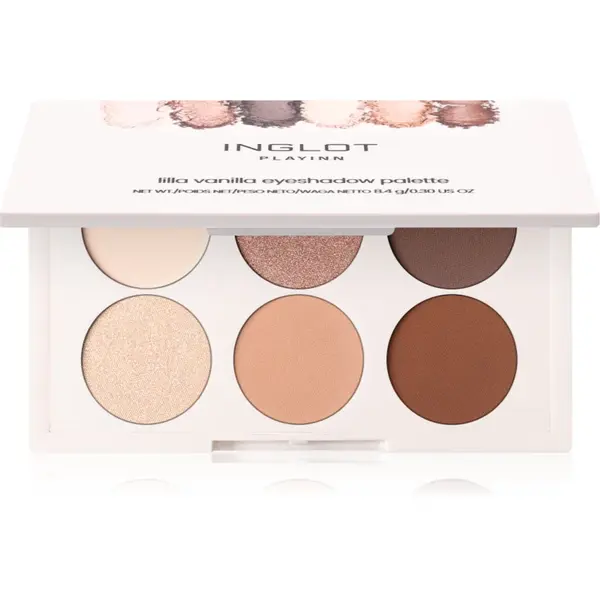 Inglot PlayInn Eyeshadow Palette paletă cu farduri de ochi culoare Lilla Vanilla 8 g