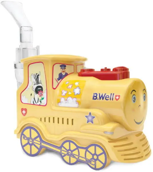 Inhalator cu compresor B.Well - PRO-115, tren