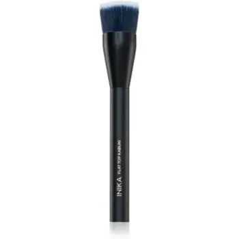 INIKA Organic Flat Top Kabuki Brush perie kabuki pentru machiaj