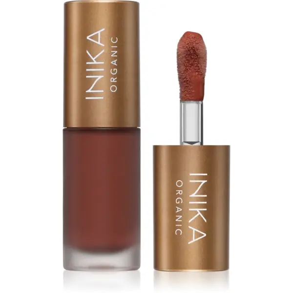 INIKA Organic Lip Oil Collagen + Squalane ulei nuanțator pentru buze cu colagen culoare Cinnamon 5 ml