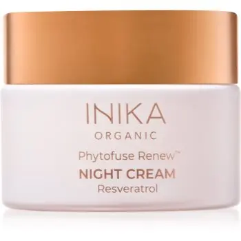 INIKA Organic Phytofuse Renew Rich Night Cream Crema de noapte anti-oxidanta cu probiotice