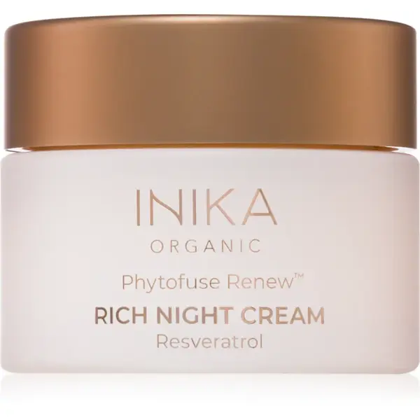 INIKA Organic Phytofuse Renew Rich Night Cream Crema de noapte anti-oxidanta 50 ml
