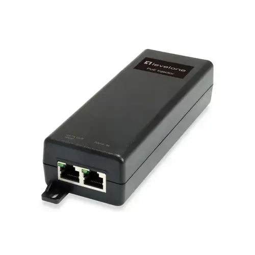 Injector PoE retea POI-3000, LevelOne, 30W, Negru
