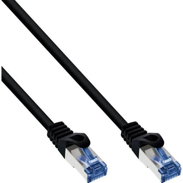 Inline Cablu de retea RJ45 Cat.6A S/FTP pentru exterior 30m Negru, InLine IL72830S