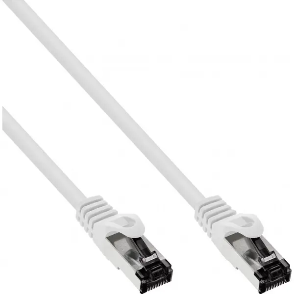 Inline Cablu de retea RJ45 S/FTP PiMF Cat.8.1 LSOH 15m Alb, InLine IL78815W