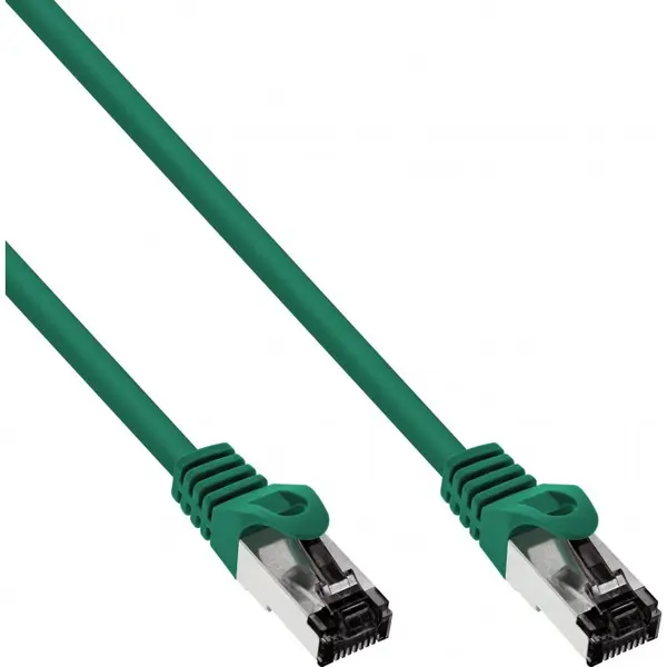 Inline Cablu de retea RJ45 S/FTP PiMF Cat.8.1 LSOH 15m Verde, InLine IL78815G
