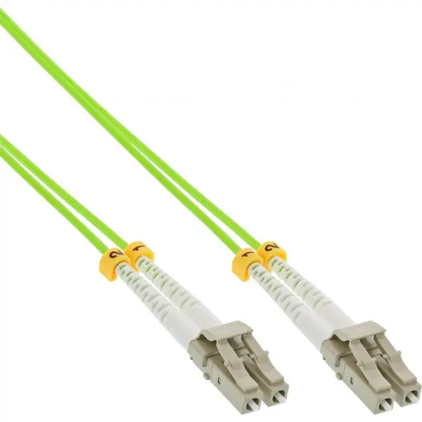 Inline Cablu fibra optica LC- LC Duplex Multimode OM5 LSOH 15m, InLine IL88545Q