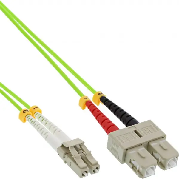 Inline Cablu fibra optica LC-SC Duplex OM5 7.5m, InLine IL88647Q