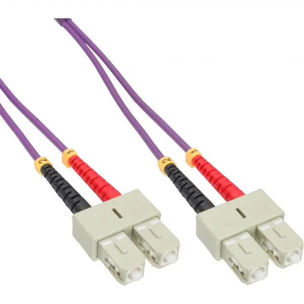 Inline Cablu fibra optica SC-SC Duplex OM4 25m, InLine IL83525P