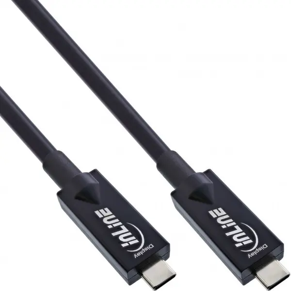 Inline Cablu USB 3.2 Gen2 type C AOC 4K144Hz 60W T-T 3m, InLine IL35793A