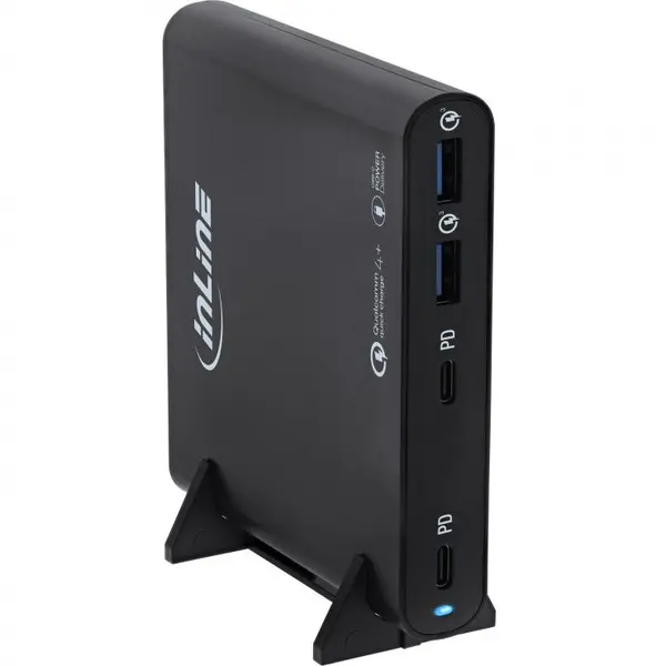 Inline Incarcator priza la 2 x USB-C + 2 x USB-A PD 120W Negru, InLine IL31515B