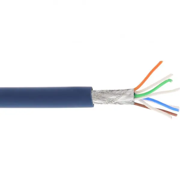 Inline Rola InLine IL76899B,100m, cablu de retea RJ45 Cat. 6A S/FTP PiMF, Albastru