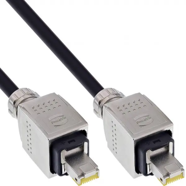 Inline Rola/tambur cablu de retea RJ45 Cat.6A S/FTP IP67 PUR Harting pentru exterior/aplicatii industriale 90m, InLine IL78594H