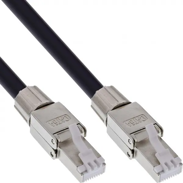 Inline Rola/tambur InLine IL78594A, cablu de retea RJ45 Cat.6A S/FTP IP67 pentru exterior/aplicatii industriale, 90m, Negru