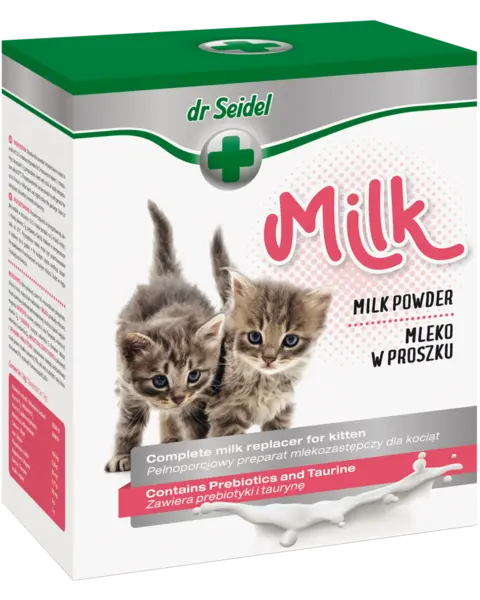 Inlocuitor de lapte praf pentru pisici, Dr. Seidel, 200 g