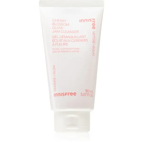 innisfree Cherry Blossom Glow Jam Cleanser gel hidratant de curatare pentru o piele mai luminoasa 150 ml
