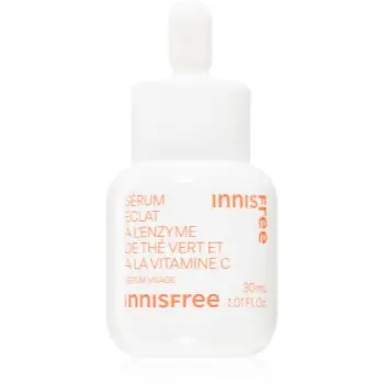innisfree Green Tea Enzyme Vitamin C Brightening Serum ser stralucire cu vitamina C pentru uniformizarea nuantei tenului