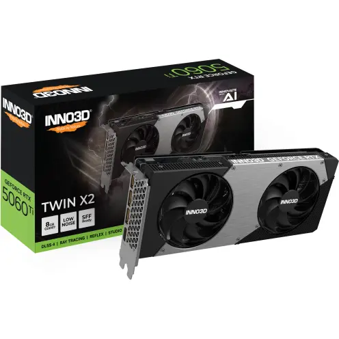 INNO3D Placa video INNO3D GeForce RTX 5060 Ti TWIN X2 8GB GDDR7 128-bit