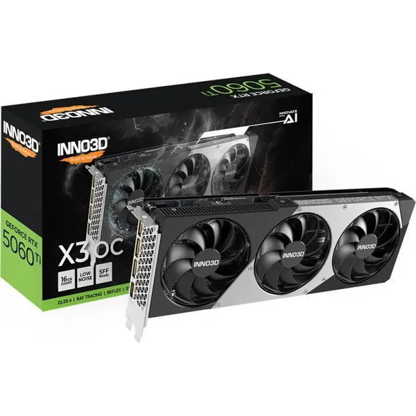 INNO3D Placa video INNO3D GeForce RTX 5060 Ti X3 OC, 16GB GDDR7, 128 bit