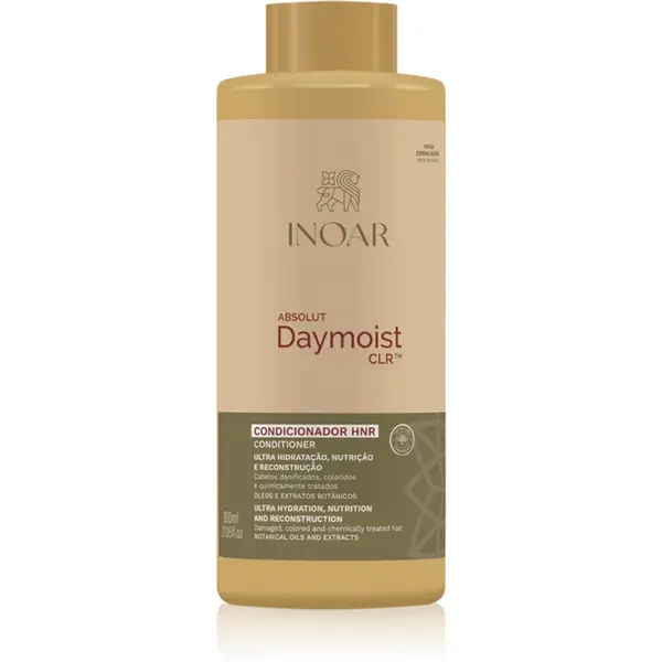 INOAR Absolut Daymoist Conditioner balsam hidratant pentru par degradat sau tratat chimic 800 ml