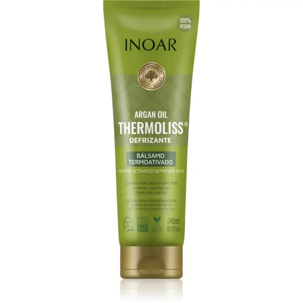 INOAR Argan Oil System Thermoliss balsam indreptare pentru păr cu protecție termică 240 ml