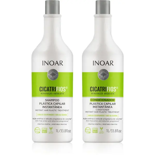 INOAR CicatriFios set pentru parul deteriorat si fragil 2x1000 ml