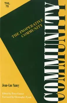 Inoperative Community, Paperback/Jean-Luc Nancy