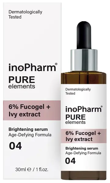 InoPharm Pure Elements Ser facial 6% Fucogel + Ivy extract, 30 ml
