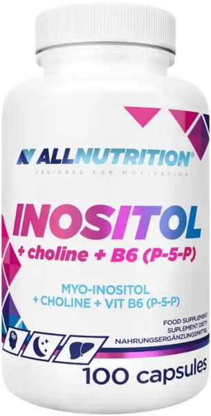Inositol + Choline + B6, 100 capsule, AllNutrition