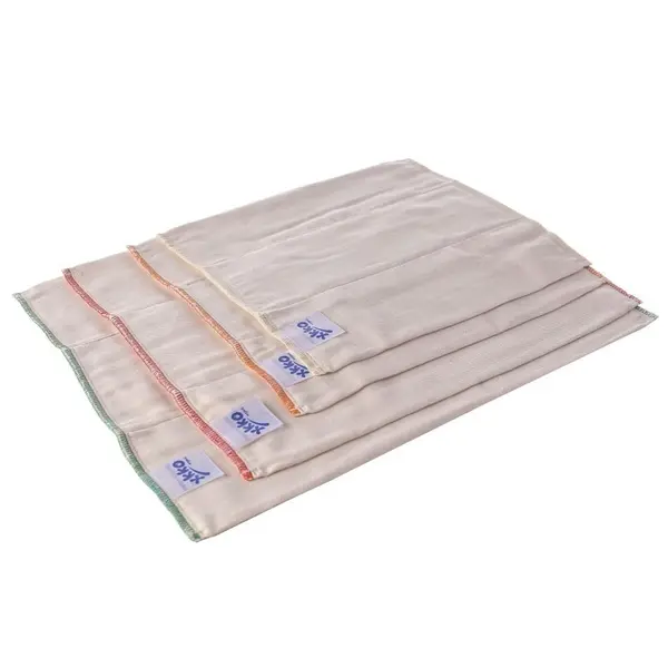 Insert prefold refolosibil bumbac organic Newborn XKKO set 6 buc