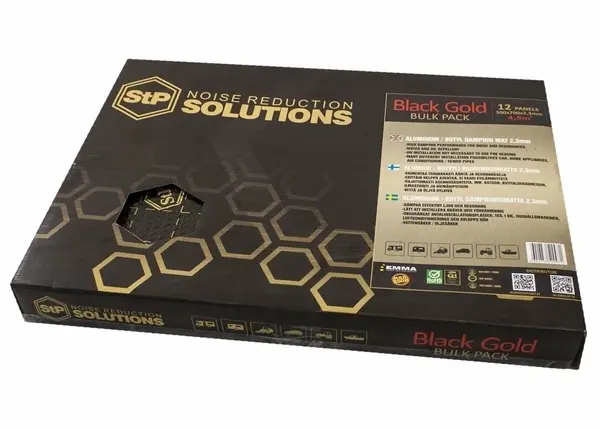 Insonorizant auto Premium STP Black Gold, 2,3mm, 4,5m2, Bulk Pack