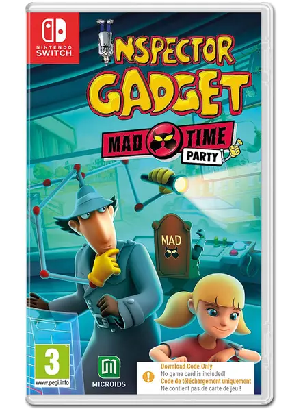 Inspector Gadget Mad Time Party Code In Box PC|Xbox Series S/X|Nintendo Switch|PlayStation 4|PlayStation 5