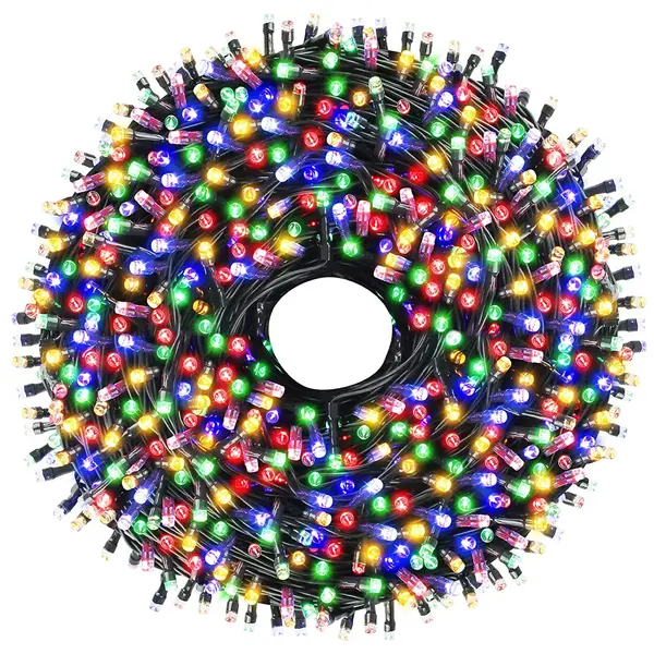 Instalatie de Craciun, Jolly Spirit, joc de lumini, multicolor, 400 lumini, 30 metri