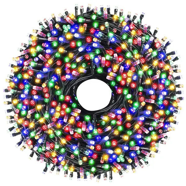 Instalatie de Craciun, Jolly Spirit, joc de lumini, multicolor, 500 lumini, 36 metri