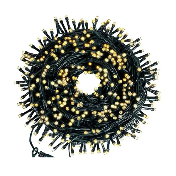 Instalatie de Craciun, tip liniara, pentru exterior, 1000 led-uri, 100m, diverse culori