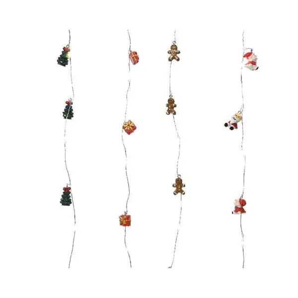 Instalatie decorativa - Micro LED X-mas - Silver and Warm White | Kaemingk