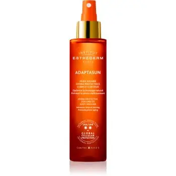 Institut Esthederm Adaptasun Sun Care Oil ulei cu protectie solara pentru piele si par protectie medie impotriva razelor UV