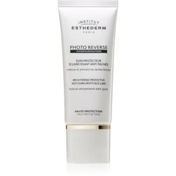 Institut Esthederm Photo Reverse Brightening Protective Anti-Dark Spots Face Care tratament de îngrijire și protecție pentru petele pigmentare cu o protectie UV ridicata