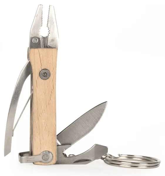 Instrument multifuncțional Kikkerland - Mini clește breloc, 5 în 1