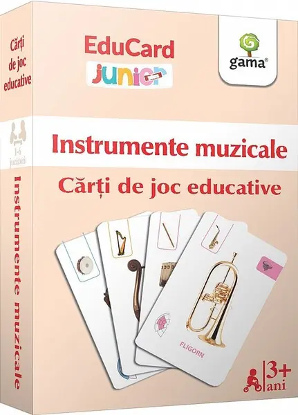 Instrumente muzicale - Carti de joc educative