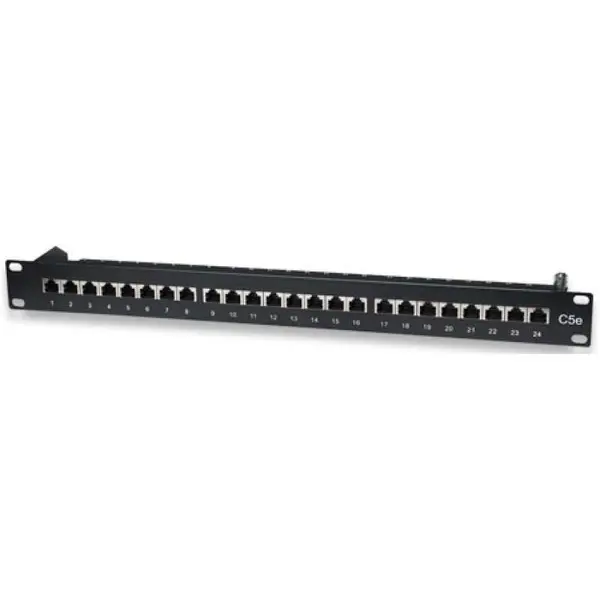 INTELLINET Patch Panel Intellinet 24 porturi, FTP, Cat5e ecranat, 1U pentru rack 19 513487