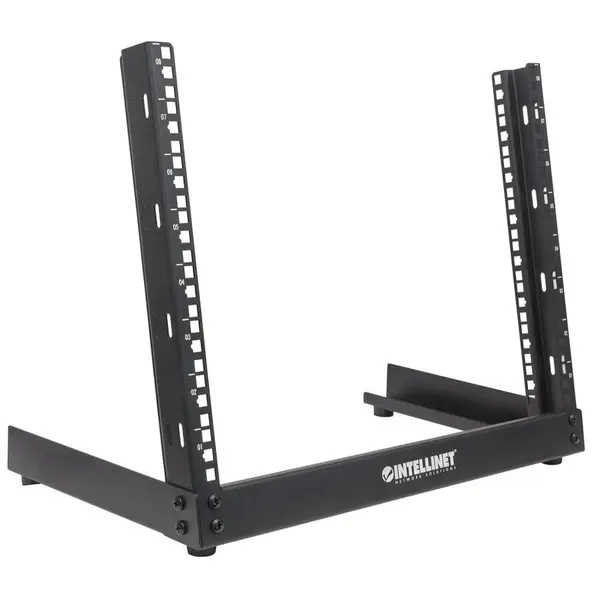 INTELLINET Rack de retea Intellinet 19 - Cadru deschis (desktop), 8U, Negru