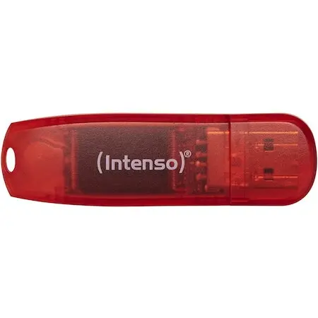 Intenso Memorie USB 128 GB Intenso Rainbow Line, Rosu
