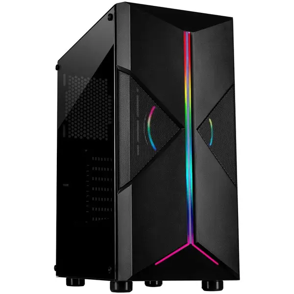 Inter-Tech Carcasa Inter-Tech IT-3306 Cavy, Mid-Tower, fara sursa, ATX, Negru