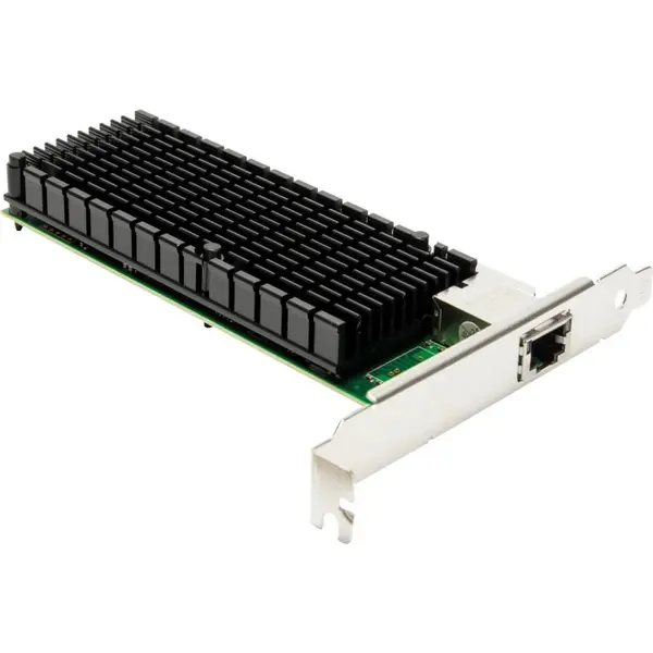 Inter-Tech Placa de retea Inter-Tech Argus ST-721, Interfata PCIe x8, Viteza transfer 10 Gigabit Ethernet, port RJ45