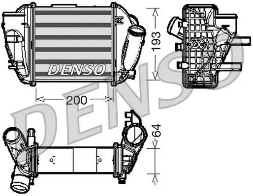 Intercooler AUDI A4 2.5D intre 2000-2005