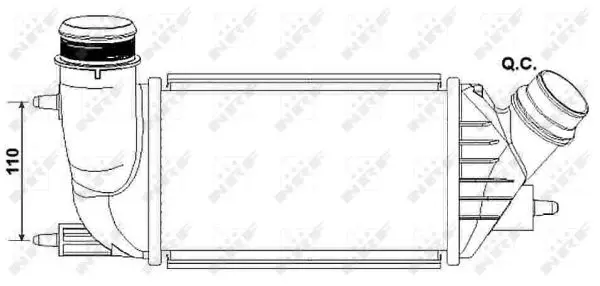Intercooler CITROEN C8, JUMPY; PEUGEOT 807, EXPERT, EXPERT TEPEE 2.0D dupa 2006