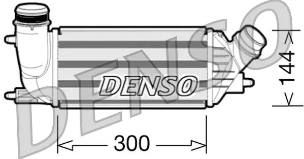 Intercooler, compresor DENSO DIT07001