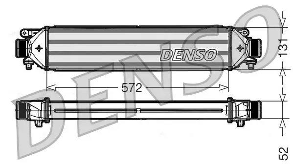 Intercooler, compresor DENSO DIT09109
